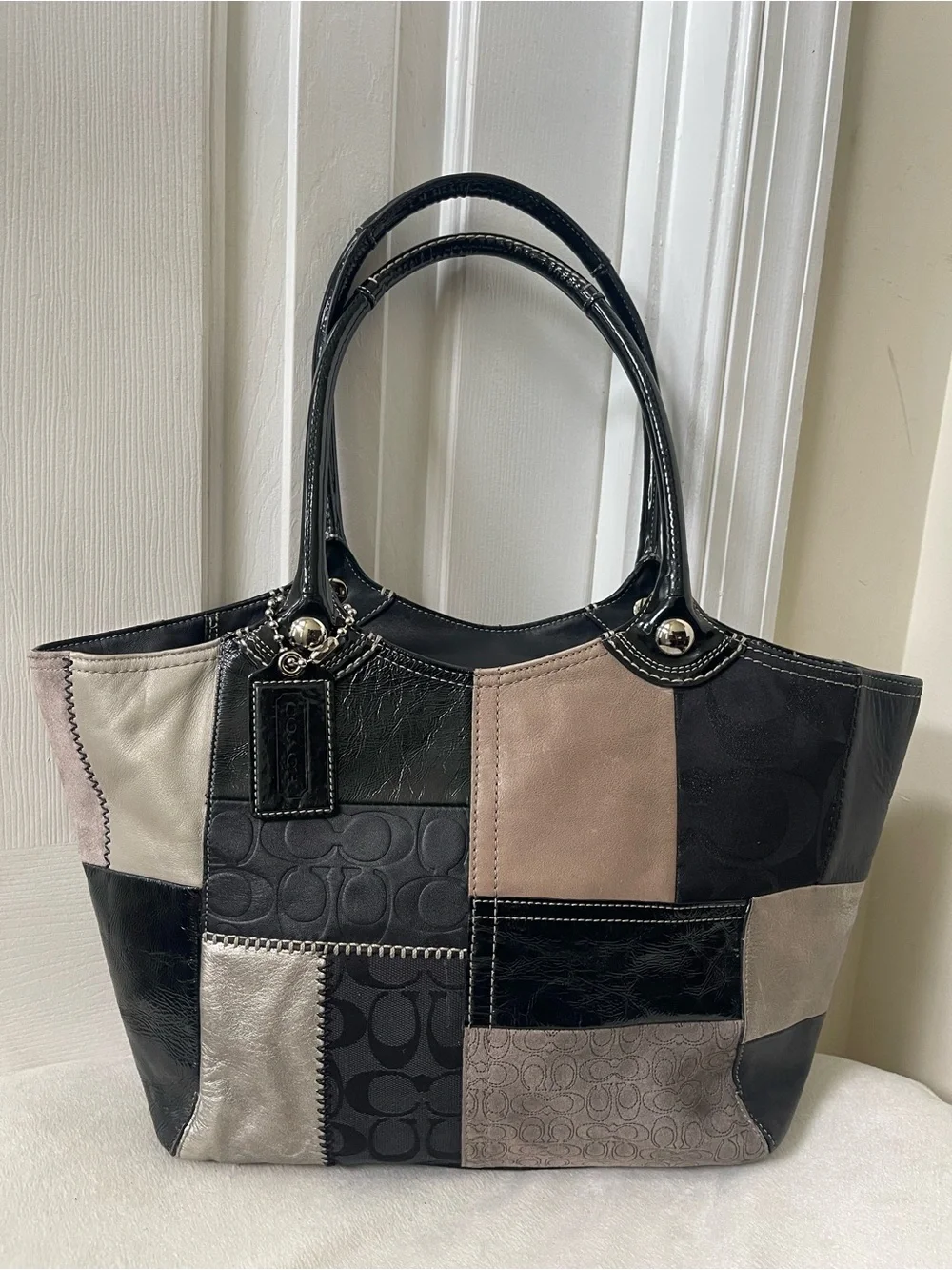 Coach Vintage Bleecker Signature Patchwork Tote